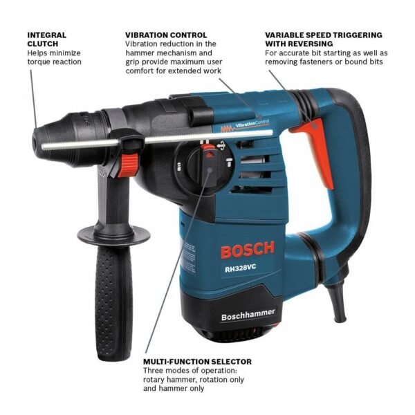 Bosch RH328VC Rotary Hammer Review Unveils Power Comfort and Precision Features