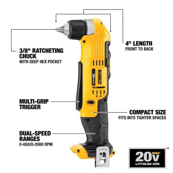 Compact Powerful DEWALT DCD740 Right-Angle Drill Review for Precision and Durability Compact Powerful DEWALT DCD740 Right-Angle Drill Review for Precision and Durability
