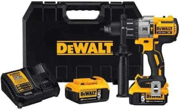 DEWALT 20V MAX XR Hammer Drill Kit, Brushless, 3-Speed, Cordless (DCD996P2) DEWALT 20V MAX XR Hammer Drill Kit, Brushless, 3-Speed, Cordless (DCD996P2)