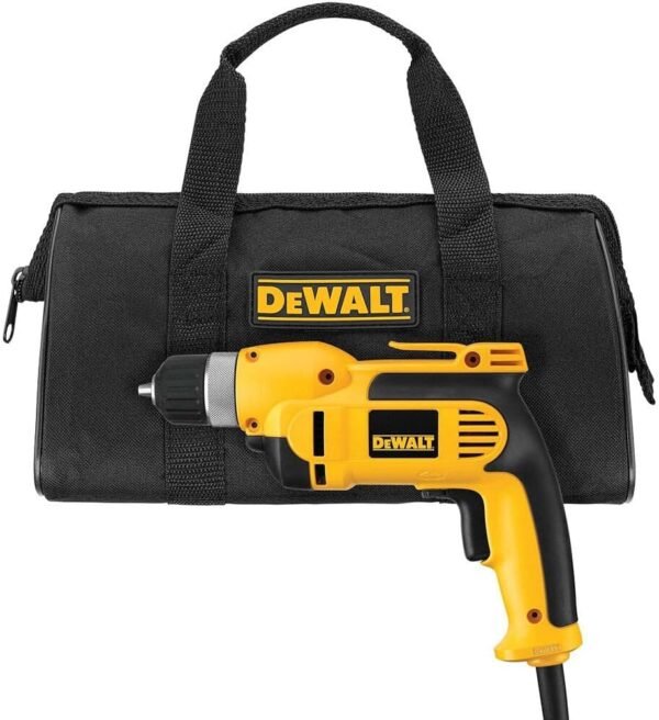 DEWALT Corded Drill, 7.0-Amp, 3/8-Inch, Pistol Grip (DWD110K), Yellow DEWALT Corded Drill, 7.0-Amp, 3/8-Inch, Pistol Grip (DWD110K), Yellow