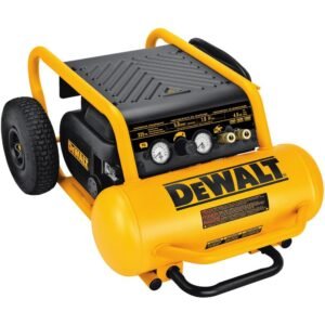Dewalt D55146 1.6 Hp Continuous 200 Psi, 4.5 Gallon Compressor, 17" x 33.75" x 24.5" Dewalt D55146 1.6 Hp Continuous 200 Psi, 4.5 Gallon Compressor, 17" x 33.75" x 24.5"