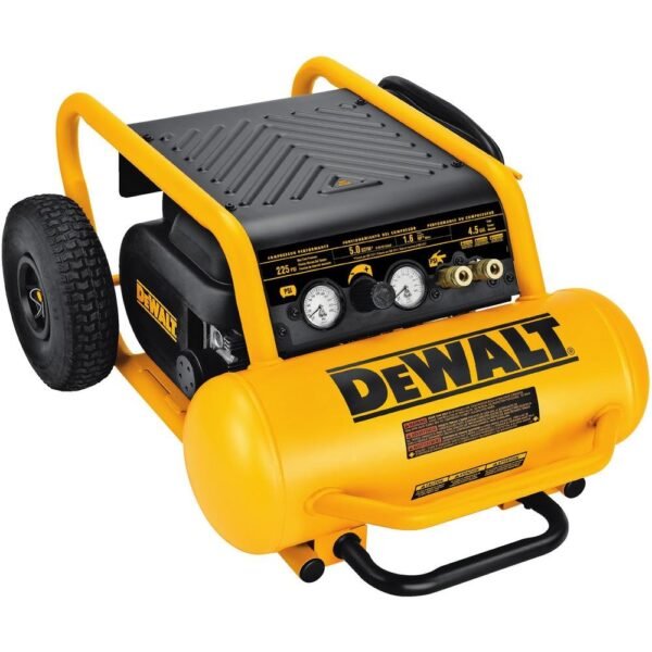 Dewalt D55146 1.6 Hp Continuous 200 Psi, 4.5 Gallon Compressor, 17" x 33.75" x 24.5" Dewalt D55146 1.6 Hp Continuous 200 Psi, 4.5 Gallon Compressor, 17" x 33.75" x 24.5"