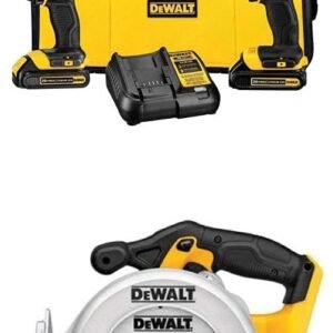 DEWALT DCK240C2 20v Lithium Drill Driver/Impact Combo Kit (1.3Ah) with 20V MAX Circular Saw DEWALT DCK240C2 20v Lithium Drill Driver/Impact Combo Kit (1.3Ah) with 20V MAX Circular Saw