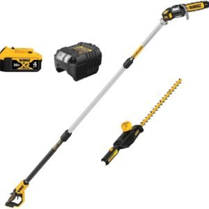 DEWALT DCKO86M1 20V MAX* Cordless Pole Saw and Pole Hedge Trimmer Combo Kit DEWALT DCKO86M1 20V MAX* Cordless Pole Saw and Pole Hedge Trimmer Combo Kit