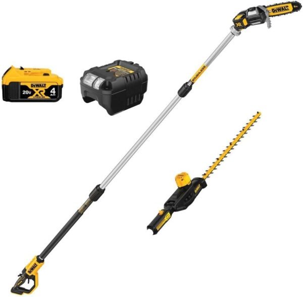 DEWALT DCKO86M1 20V MAX* Cordless Pole Saw and Pole Hedge Trimmer Combo Kit DEWALT DCKO86M1 20V MAX* Cordless Pole Saw and Pole Hedge Trimmer Combo Kit