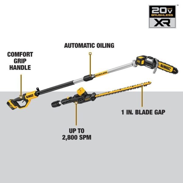 DEWALT DCKO86M1 Cordless Pole Saw and Hedge Trimmer Combo Kit Review Uncovered DEWALT DCKO86M1 Cordless Pole Saw and Hedge Trimmer Combo Kit Review Uncovered