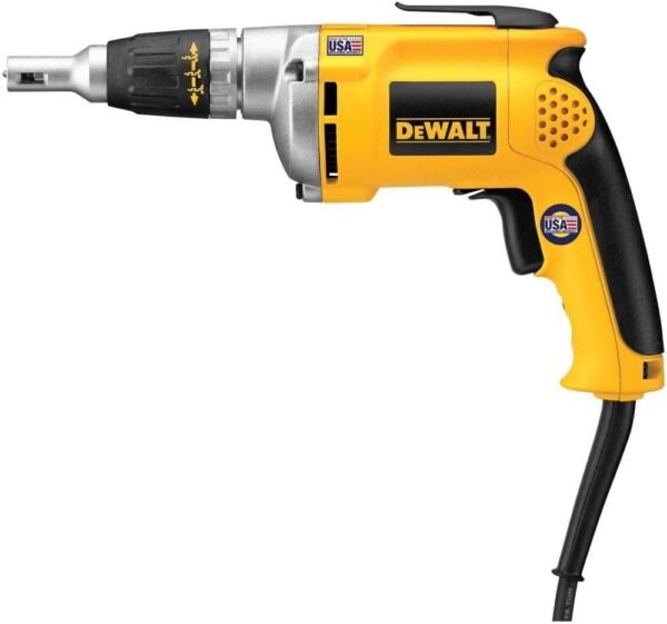 DEWALT Drywall Screw Gun, 6.3-Amp (DW272), Yellow DEWALT Drywall Screw Gun, 6.3-Amp (DW272), Yellow