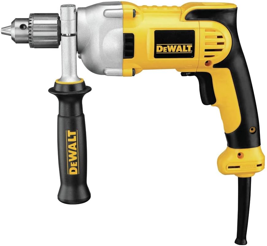 DEWALT Electric Drill, Pistol-Grip, 1/2-Inch, 10-Amp (DWD210G) , Yellow