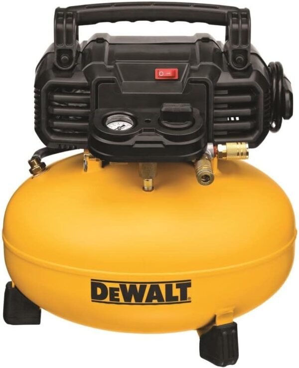 DEWALT Pancake Air Compressor, 6 Gallon, 165 PSI (DWFP55126) DEWALT Pancake Air Compressor, 6 Gallon, 165 PSI (DWFP55126)