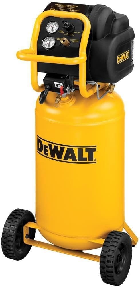 DEWALT Vertical Portable Compressor, 1.9 Hp 200 Psi Oil Free High Pressure Low Noise (D55168) DEWALT Vertical Portable Compressor, 1.9 Hp 200 Psi Oil Free High Pressure Low Noise (D55168)