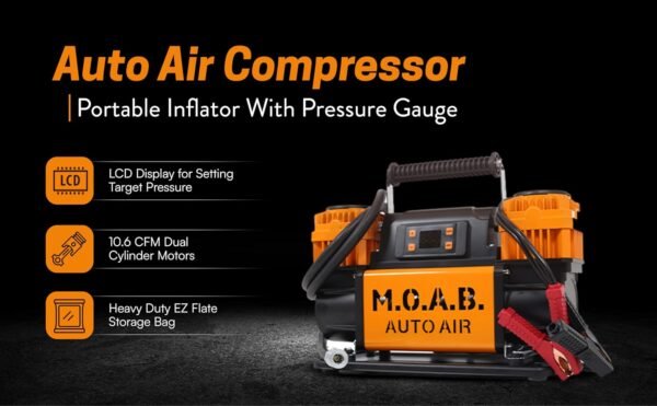 EZ FLATE MOAB Portable Air Compressor Review Fast Powerful Inflation with Auto Air Mode EZ FLATE MOAB Portable Air Compressor Review Fast Powerful Inflation with Auto Air Mode