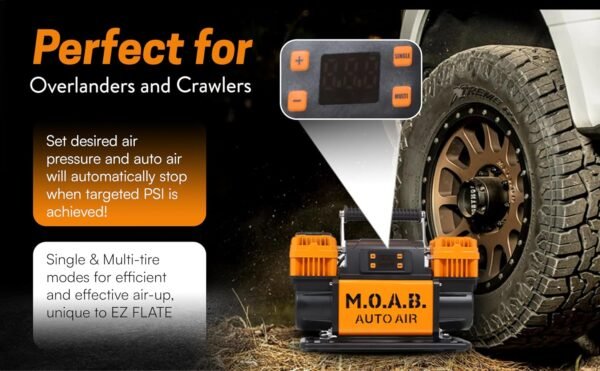 EZ FLATE MOAB Portable Air Compressor Review Fast Powerful Inflation with Auto Air Mode EZ FLATE MOAB Portable Air Compressor Review Fast Powerful Inflation with Auto Air Mode