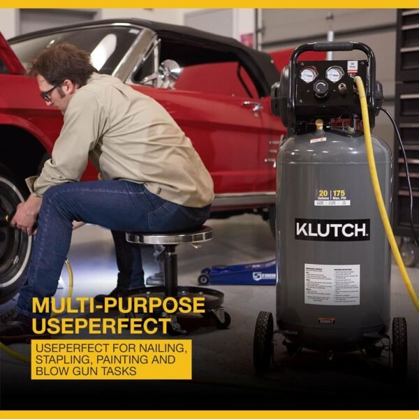 Klutch 20 Gallon Portable Air Compressor Review Efficient Power and Durability Explored Klutch 20 Gallon Portable Air Compressor Review Efficient Power and Durability Explored
