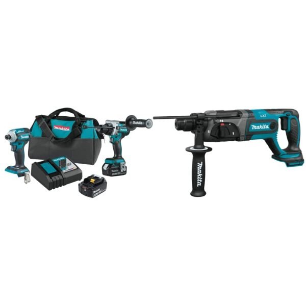 Makita 18V LXT Rotary Hammer and Drill Combo Kit Review Power and Precision Unleashed