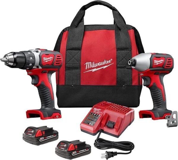 Milwaukee 2691-22 18-Volt Compact Drill and Impact Driver Combo Kit