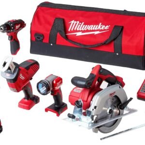 Milwaukee 2695-25CX M18 18-Volt Lithium-Ion Cordless Combo Tool Kit (5-Tool) Milwaukee 2695-25CX M18 18-Volt Lithium-Ion Cordless Combo Tool Kit (5-Tool)