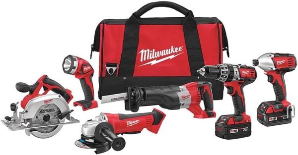 Milwaukee 2696-26 M18 Cordless LITHIUM-ION 6-Tool Combo Kit Milwaukee 2696-26 M18 Cordless LITHIUM-ION 6-Tool Combo Kit