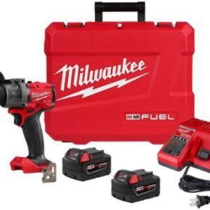 Milwaukee 2904-22 12V 1/2'' Hammer Drill/Driver Kit with (2) 5.0Ah Batteries, Charger & Tool Case Red Milwaukee 2904-22 12V 1/2'' Hammer Drill/Driver Kit with (2) 5.0Ah Batteries, Charger & Tool Case Red