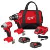 Milwaukee 3692-22CT M18 Compact Brushless 2-Tool Combo Kit: Drill Driver/Impact Driver (New Gen Kit) Milwaukee 3692-22CT M18 Compact Brushless 2-Tool Combo Kit: Drill Driver/Impact Driver (New Gen Kit)