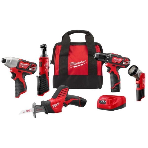 Milwaukee M12 2498-25 Combo Kit Review Powerful 5-Tool Cordless Set for Pros Milwaukee M12 2498-25 Combo Kit Review Powerful 5-Tool Cordless Set for Pros
