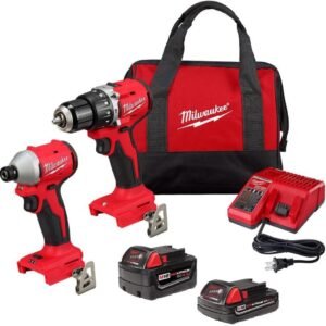Milwaukee M18 Compact Brushless 2-Tool Combo Kit Milwaukee M18 Compact Brushless 2-Tool Combo Kit
