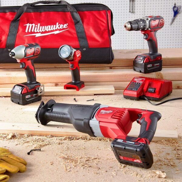 Milwaukee M18 Cordless Combo Kit Review Powerful 4-Tool Set for DIY Enthusiasts