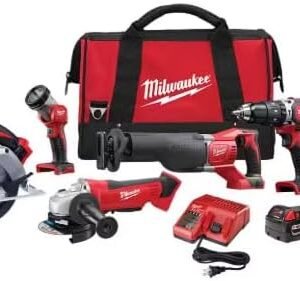 Milwaukee M18 Cordless LITHIUM-ION 6-Tool Combo Kit (2696-26) Milwaukee M18 Cordless LITHIUM-ION 6-Tool Combo Kit (2696-26)