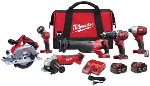 Milwaukee M18 Cordless LITHIUM-ION 6-Tool Combo Kit (2696-26) Milwaukee M18 Cordless LITHIUM-ION 6-Tool Combo Kit (2696-26)