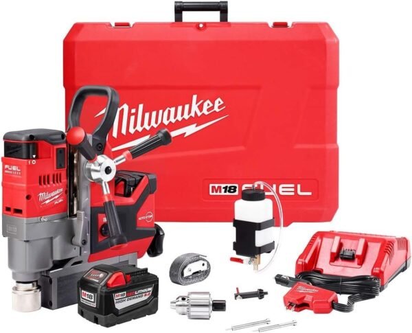 Milwaukee M18 Fuel Magnetic Drill Review Powerstate Motor and REDLINK Plus Protection