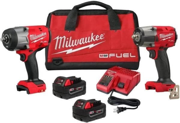 Milwaukee Tool 3010-22 M18 FUEL 1/2" HTIW & 3/8" MTIW Automotive Combo Kit Milwaukee Tool 3010-22 M18 FUEL 1/2" HTIW & 3/8" MTIW Automotive Combo Kit