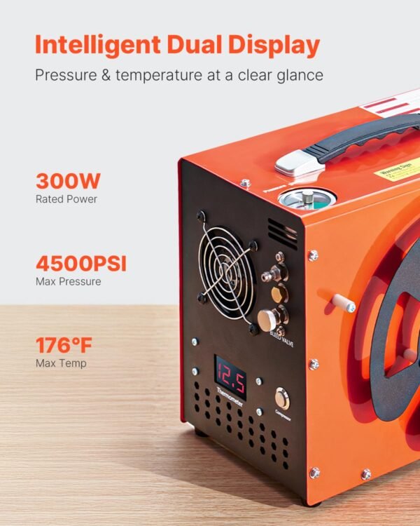 VEVOR PCP Air Compressor Review Fast Inflation and Smart Dual Display Performance VEVOR PCP Air Compressor Review Fast Inflation and Smart Dual Display Performance